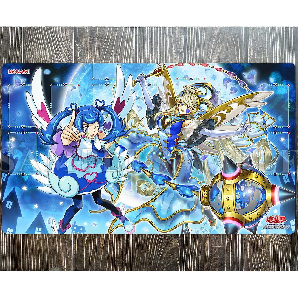 

Yu-Gi-Oh Trickstar Noble Angel Mat Card Pad Playmat YGO KMC TCG YuGiOh Mat-384