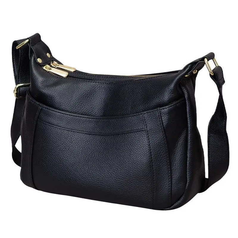 PU Leather Bag 2023 New Fashion All-Match High-End  Middle-Aged Large Capacity Crossbody Women Bag