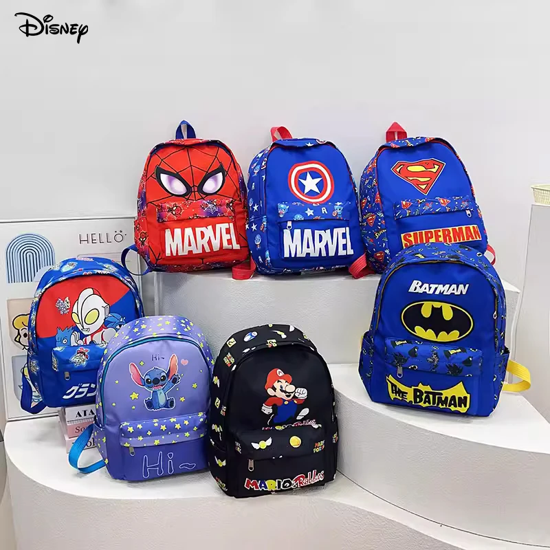 Spider Man boy's popular cute, ultra light, adjustable children's backpack for outdoor leisure and fashion, baby backpack gift