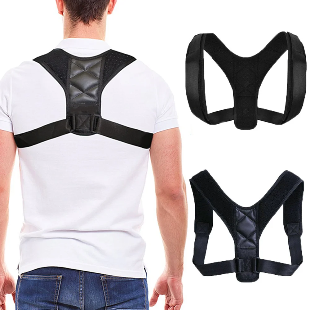 

Unisex Adjustable Correction Belt Sports Shapewear Prevention Humpback Back Brace Support Invisible Shoulder Posture Corrector