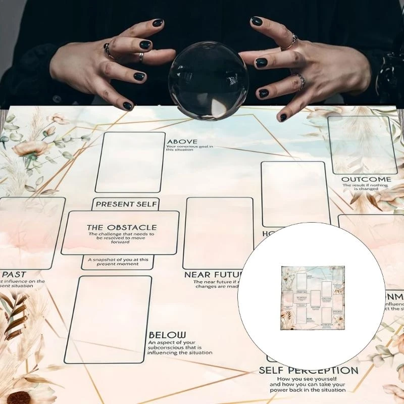 

Divinations Card Table Cloth Tapestry Reading Card Tarots Card Tablecloth