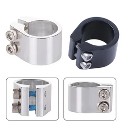 Bike Seatpost Clamp Double Layer Clamp Double SeatPost Clip 31.8mm Seat Tube Clamps Bicycle Accessories Parts