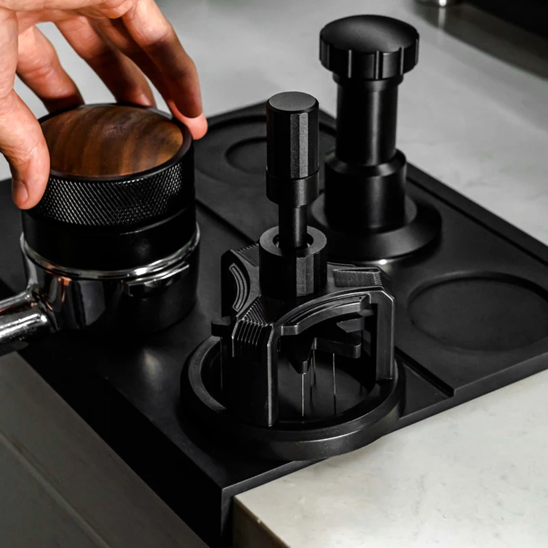 Barista Tools Rotary Magnetic Dispersing Coffee Needle Distributor Rotating Powder-Spreading Coffee Needle Distribution Tool