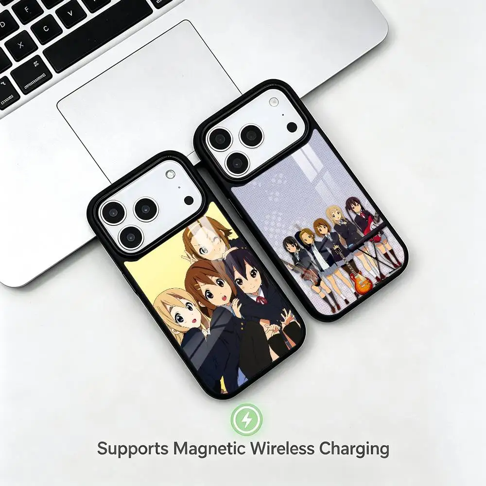 Anime K-On gift Phone Case For iPhone17,16,15,14,13,12,11 Plus,Pro Allows magnetic wireless charging