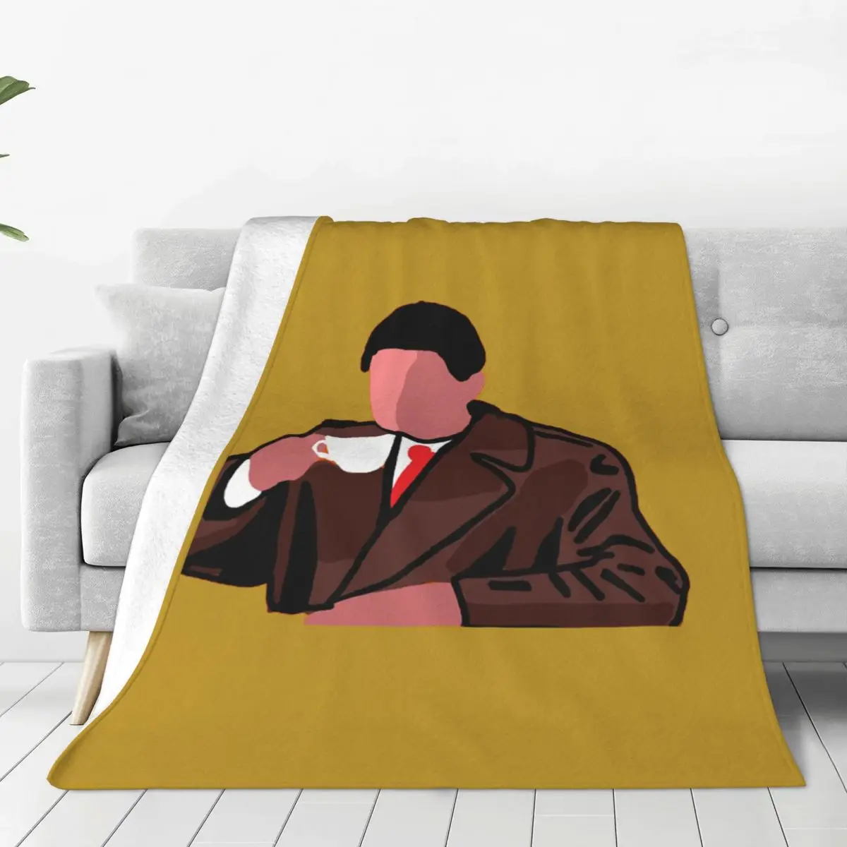 

Одеяло Twin Peaks Agent Dale Cooper, мягкое теплое фланелевое одеяло, постельное белье для кровати, гостиной, пикника, путешествия, домашний диван