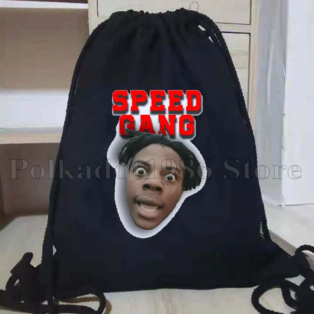 Funny Cute Darren Watkins IShowSpeed Speed Lover Perfect Gift For Everyone Drawstring Backpack Sports Gym Sackpack String Bag