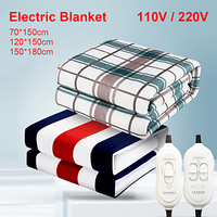110V 220V Electric Blanket Thicker Heaters Home Bed Sheet Thermal Mat Heating Mattress Winter Thermostat Double Body Warmer Pads