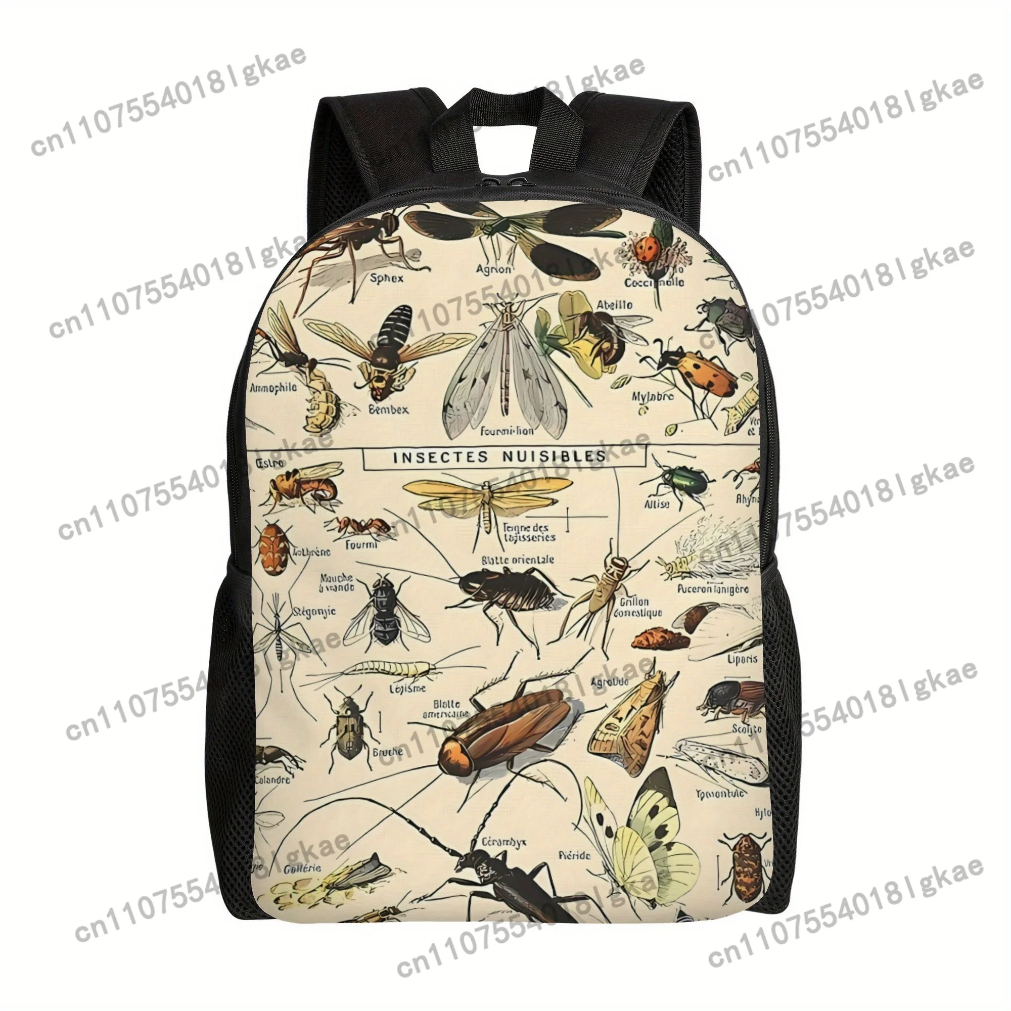 Insect Backpack Schoolbag for Man Design School
