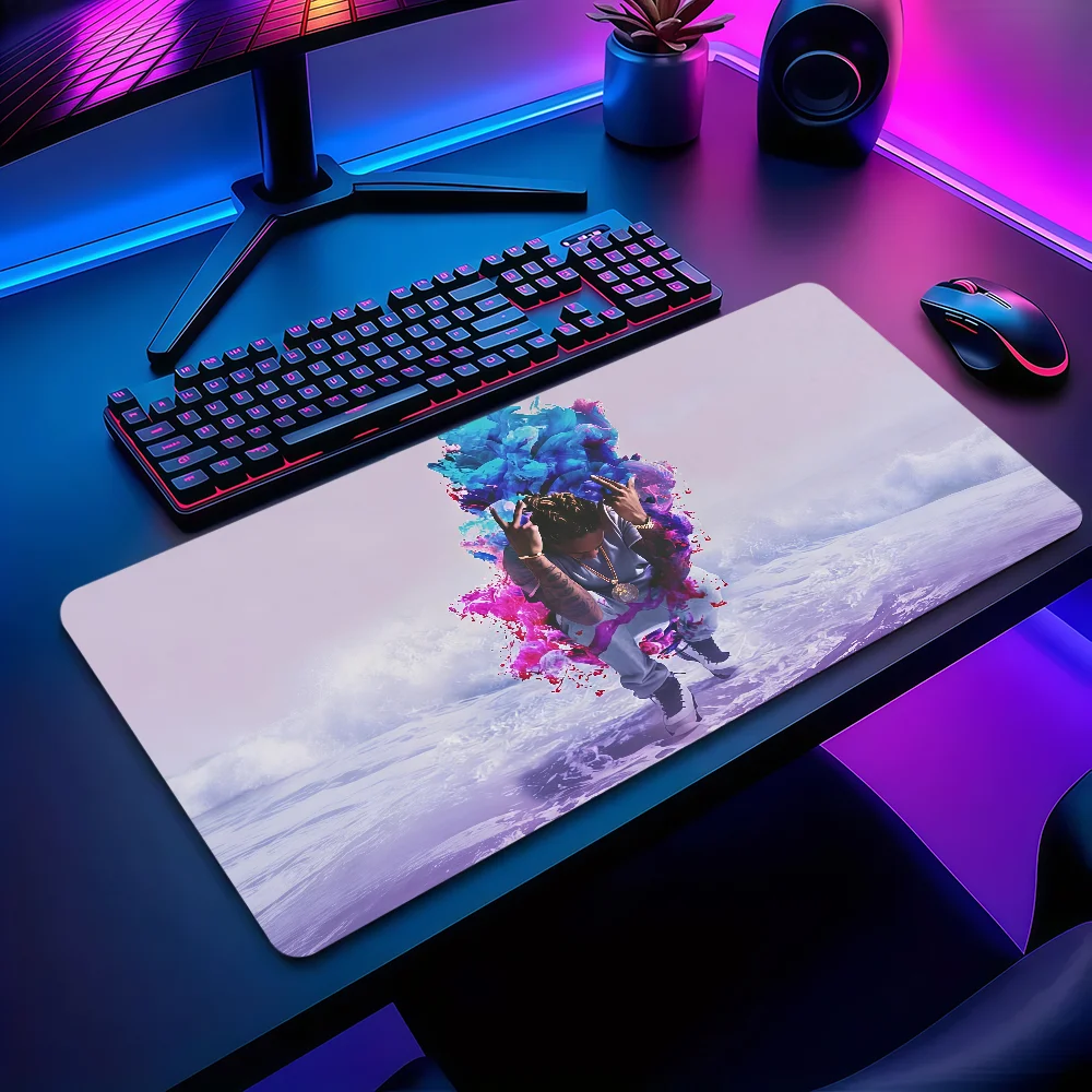 Singer F-Future Hendrix Mouse Pad Large Non-slip Lockedge Desktop Computer Desk Mat Keyboard MousePad Office Gamer Student Gift