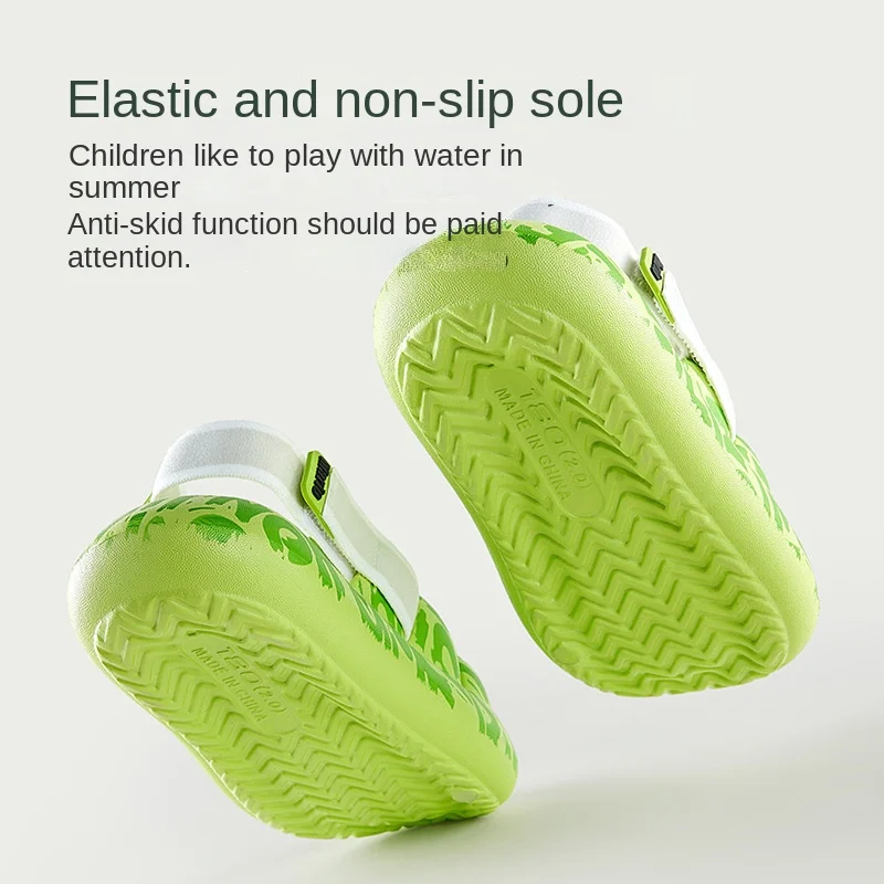 Children Eva Sandals Summer Soft Sole Beach Slipper For Boys And Girls Kids Non-slip Outdoor Casual Comfortable Shoes H32-1