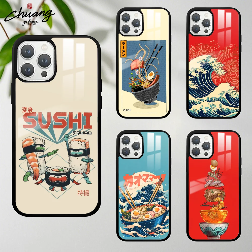 Ретро японский корейский товарный чехол для телефона для 11, 12, 13, 14, 15, 16 Pro Max mini Plus с матовым зеркалом, чехол для телефона