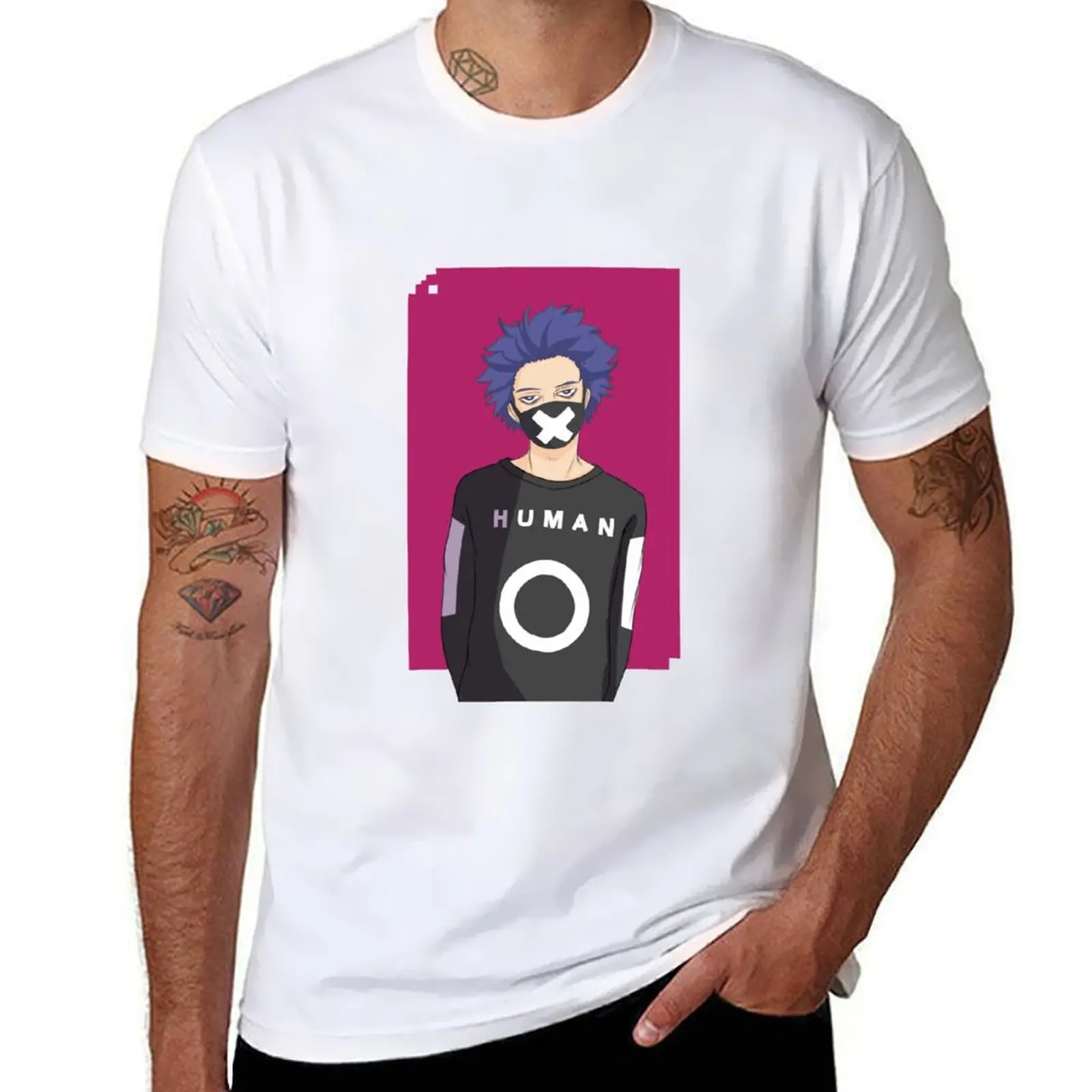 

Shinsou Hitoshi T-Shirt man t shirt graphic t shirts for man pack cotton T-Shirt