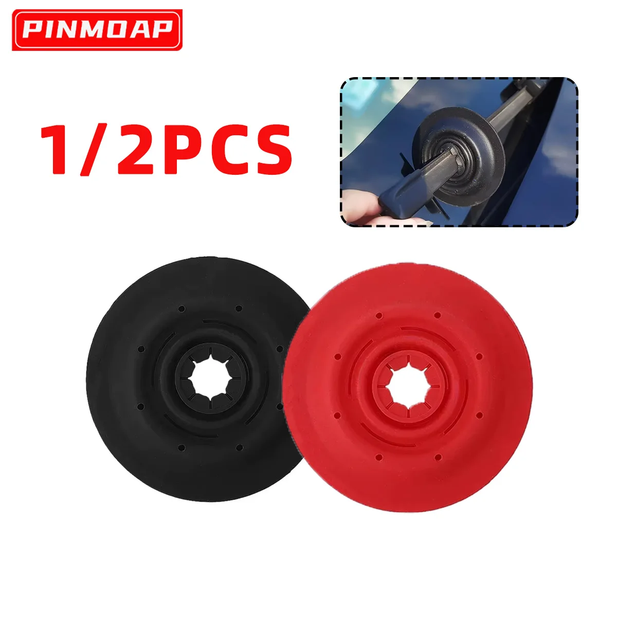 1/2PCS Auto Car Wiper Arm Protective Hole Cover Wiper Hole Dustproof Pad Prevent Leaf Windshield Wiper Sleeve Auto Parts