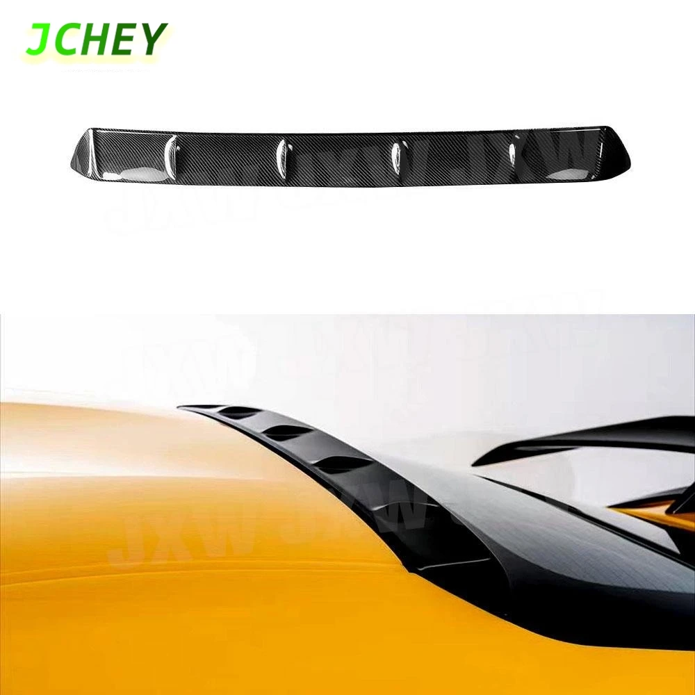

JCHEY For Toyota Supra 2019 - 2020 Carbon Fiber Rear Roof Top Spoiler Wings for Supra FRP Rear Window Wing Car