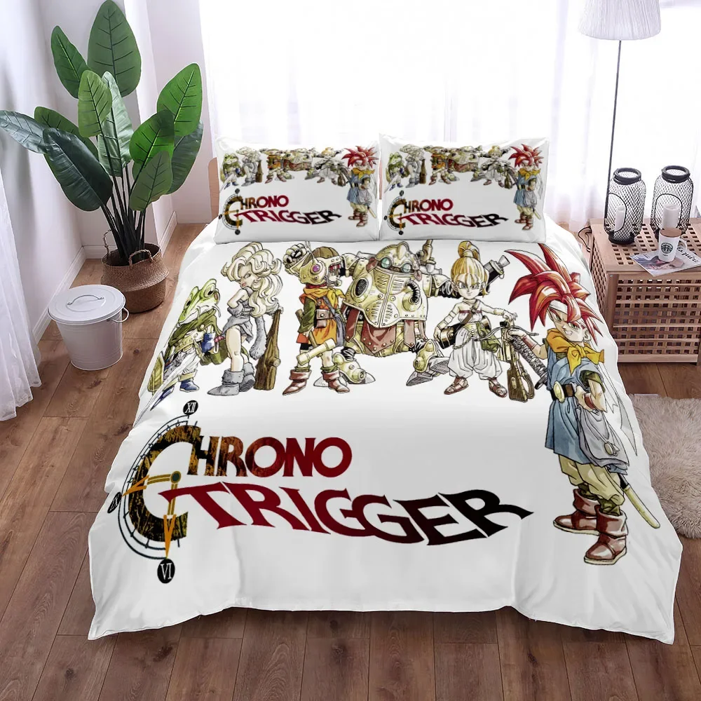 

Chrono Trigger Duvet Cover Set King Queen Double Full Twin Single Size Bed Linen Set