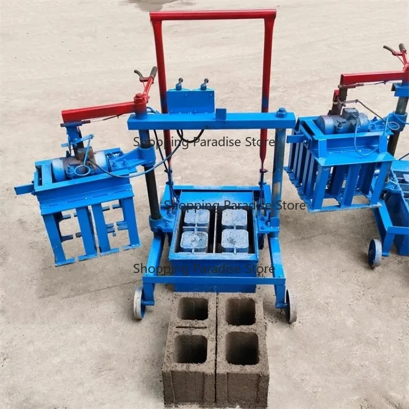 2 Holes Hollow Brick Making Machine Concrete Block Making Machine Small Manual Brick Making Machine