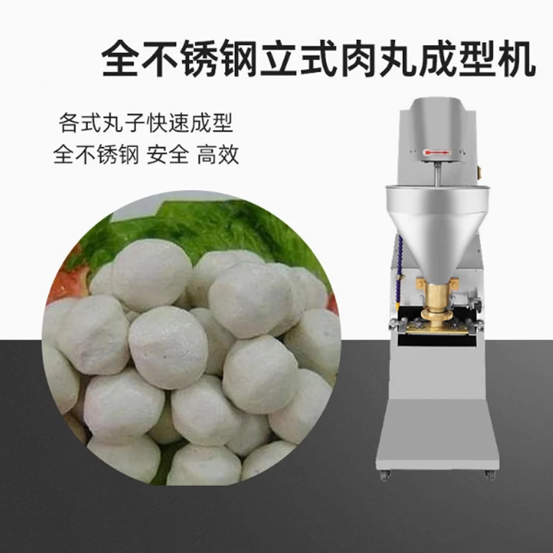 

Stainless Steel Meatball Maker Tool Automatic Meatball Machine Round Fish Beef Meatball Maker Machine