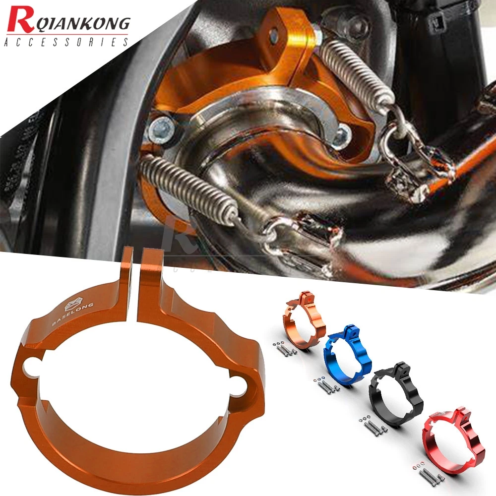 

Motorcycle Exhaust Tip Muffler Pipe Clamp Flanges Protector Cover For K-T-M 250SX-F 250EXC 250XCW 300EXC 300XCW 2024-2025 Parts