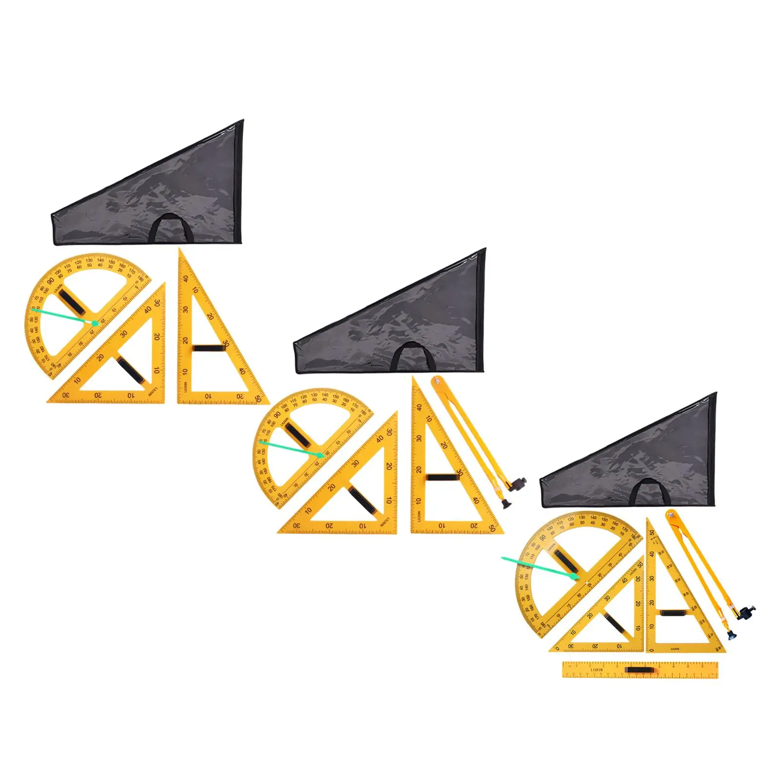 Math Geometry Rulers Drawing Math Geometry Tool for School Office Blackboard