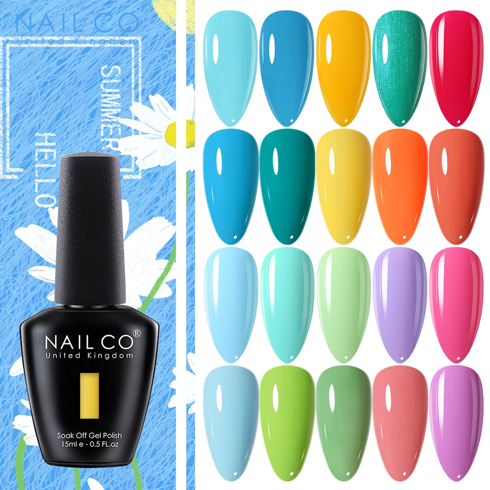 NAILCO One Unit 15ml Gel Polish Lakiery Hybrydowe Vernis Manicure CN(Origin) Esmalte Semipernanentes Organic Nail UV Nailgel Gel