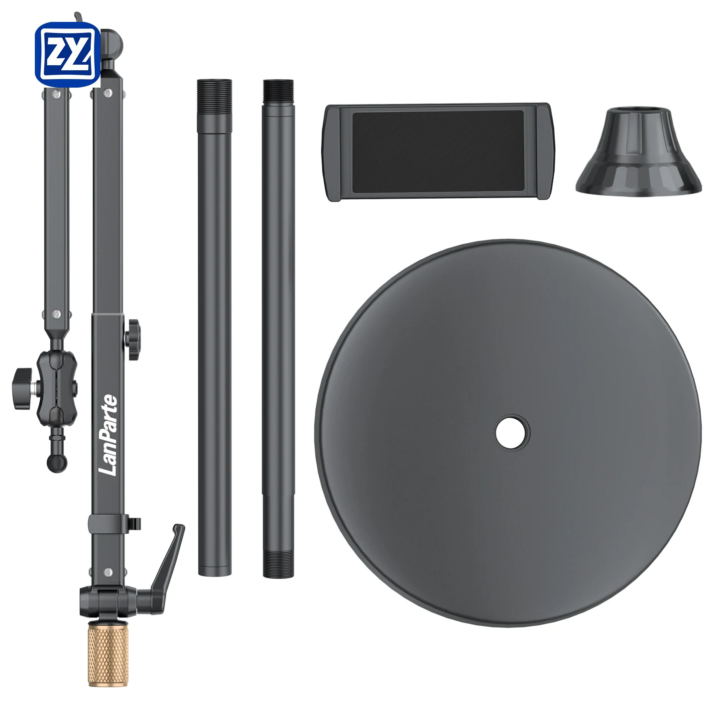 

Телескопическая напольная подставка для планшета из алюминиевого сплава, магнитная подставка для телефона, регулируемая по углу наклона и высоте