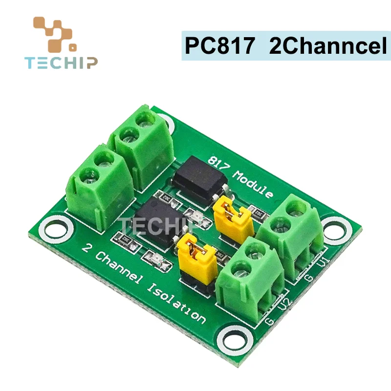 PC817 Optocoupler Isolation Board 2/4/8-way Voltage Converter Transfer Module 3.6-30V Drive Photoelectric Isolation Module