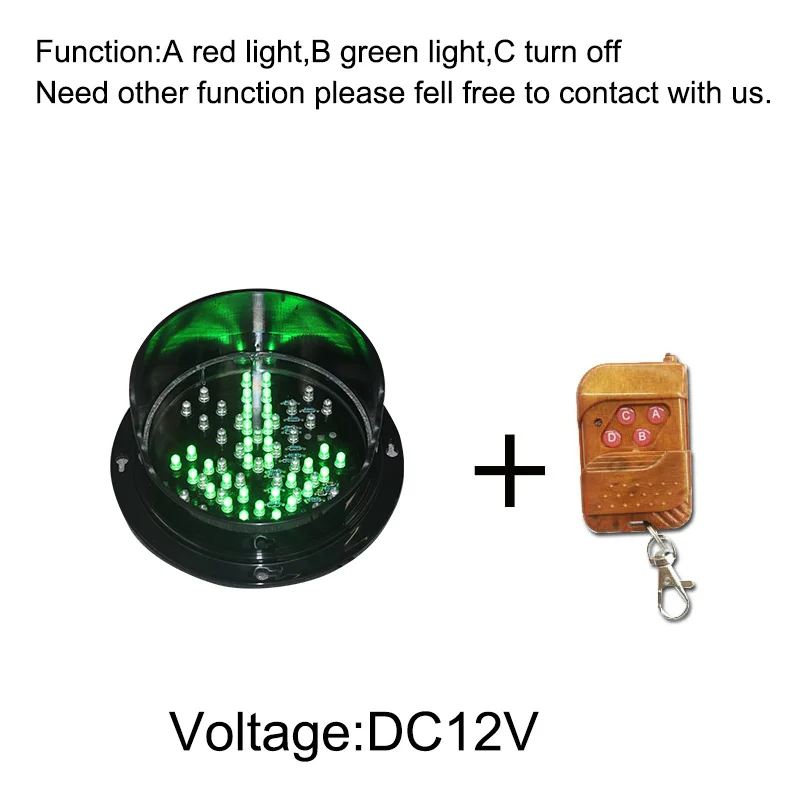 WDM 125mm exclusive red cross and green arrow Car Washing Signal Stop Go Light with controller