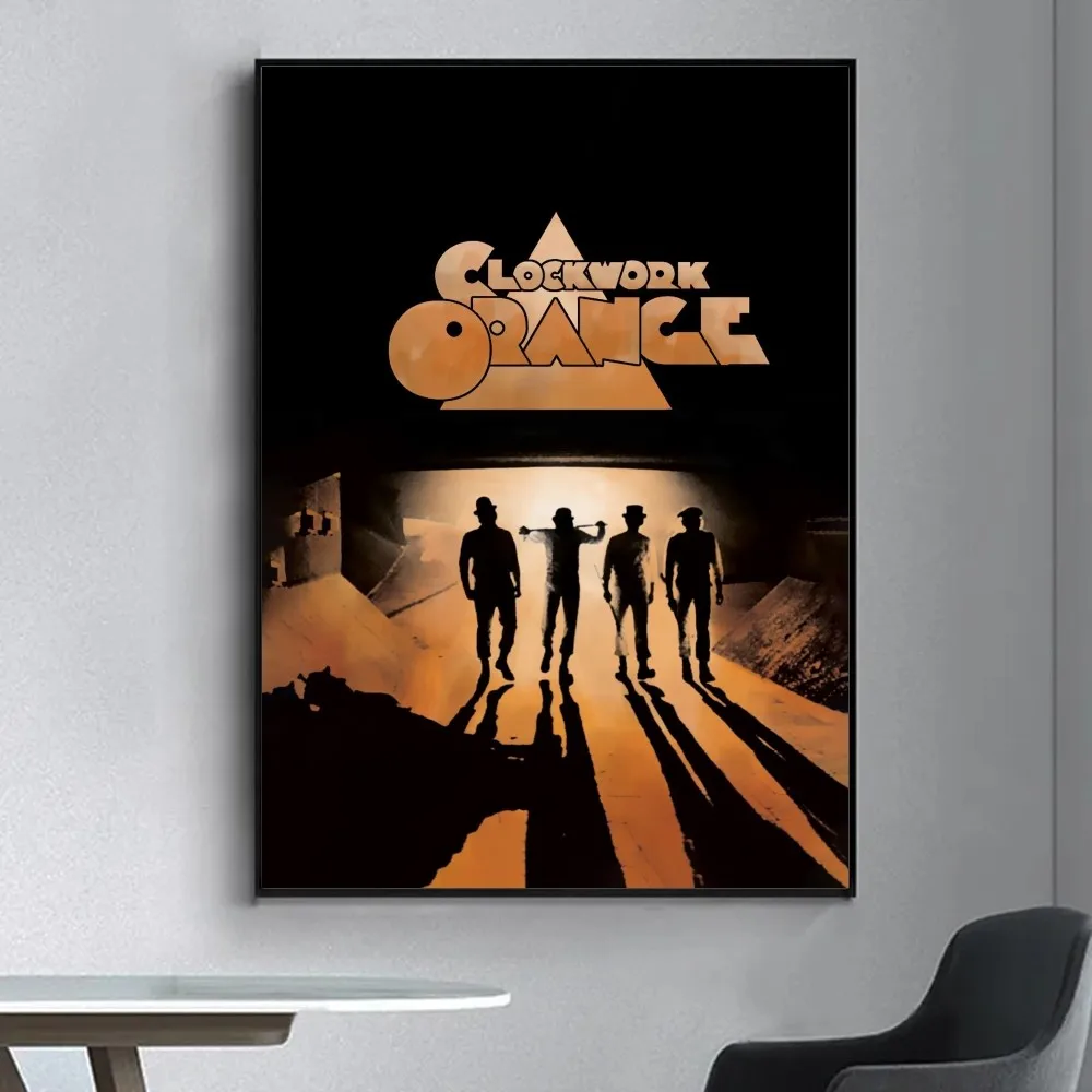A Clockwork Orange Poster Fancy Poster Wall Sticker for Living Room Bar Vintage Decorative Painting Middle
