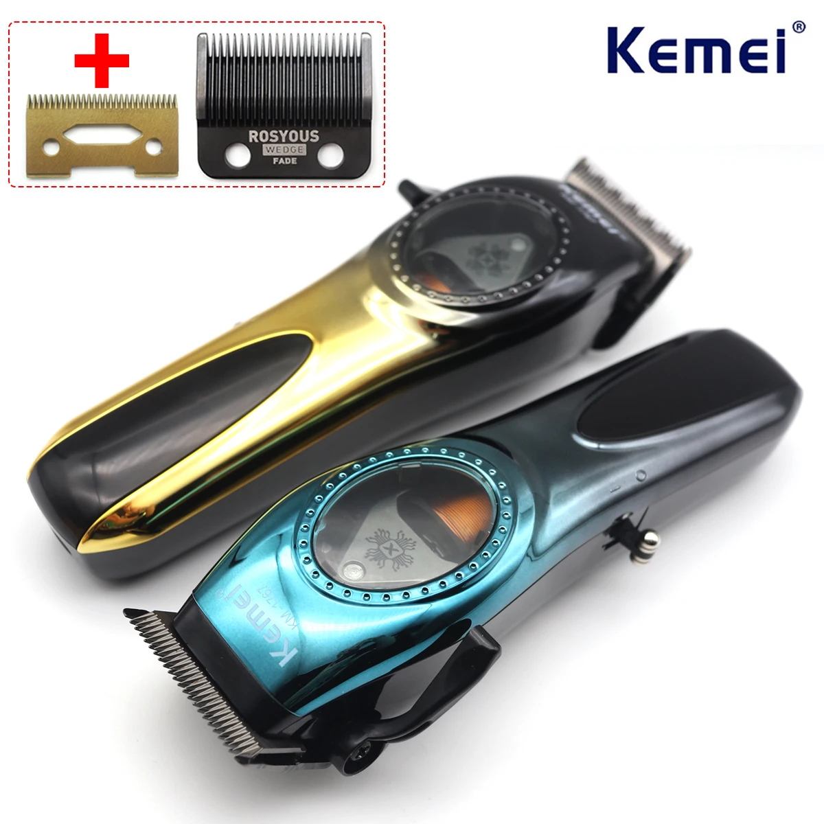 Kemei เครื่องตัดผม KM-1767แบบมืออาชีพ, เครื่องตัดผมมอเตอร์แม่เหล็ก9000rpm