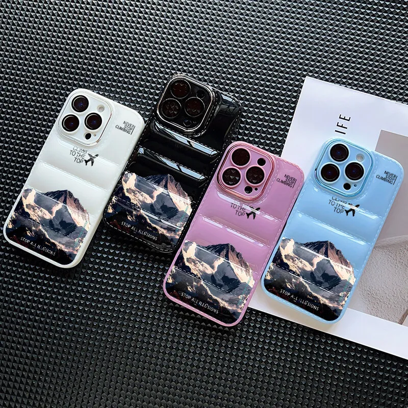 غلاف سنو ماونتن هايواي نورث لهاتف آيفون 16 برو ماكس 15 12 14 13 11 برو ماكس 7 8 6 6S Plus XS X XR 16 + 15 + حافظة ناعمة #4