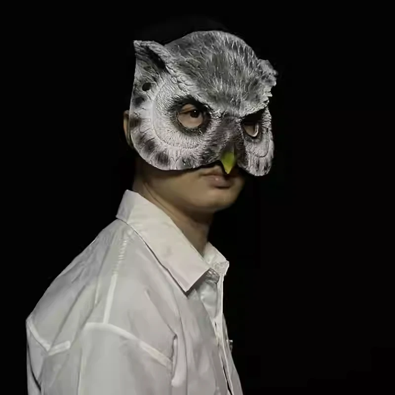 Owl Animal Mask Masquerade Bird Mask for Men Women Mardi Gras Cosplay Carnival Party Props Fancy Dress Masque Costume Accessory