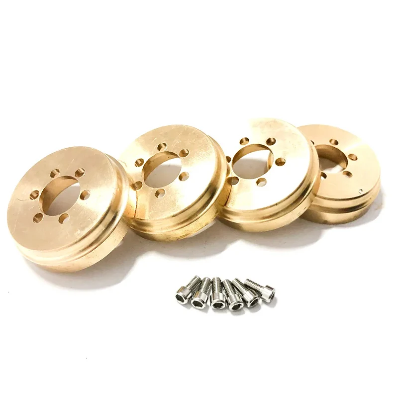 

2PCS Brass 64g Internal Counterweight for 1.9 2.2 inch Wheel Rims Axial SCX10 90046 D90 TF2 TRX4 free shipping