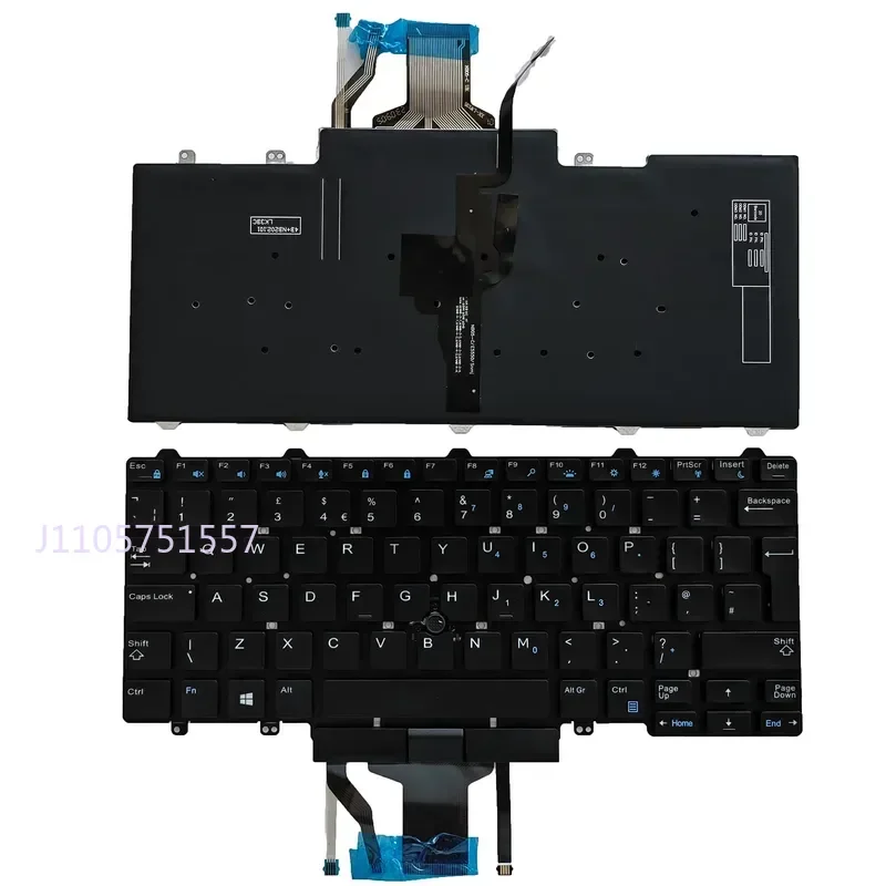 UK Keyboard for Dell Latitude E5450 E5470 E5480 E7450 E7470 E7480