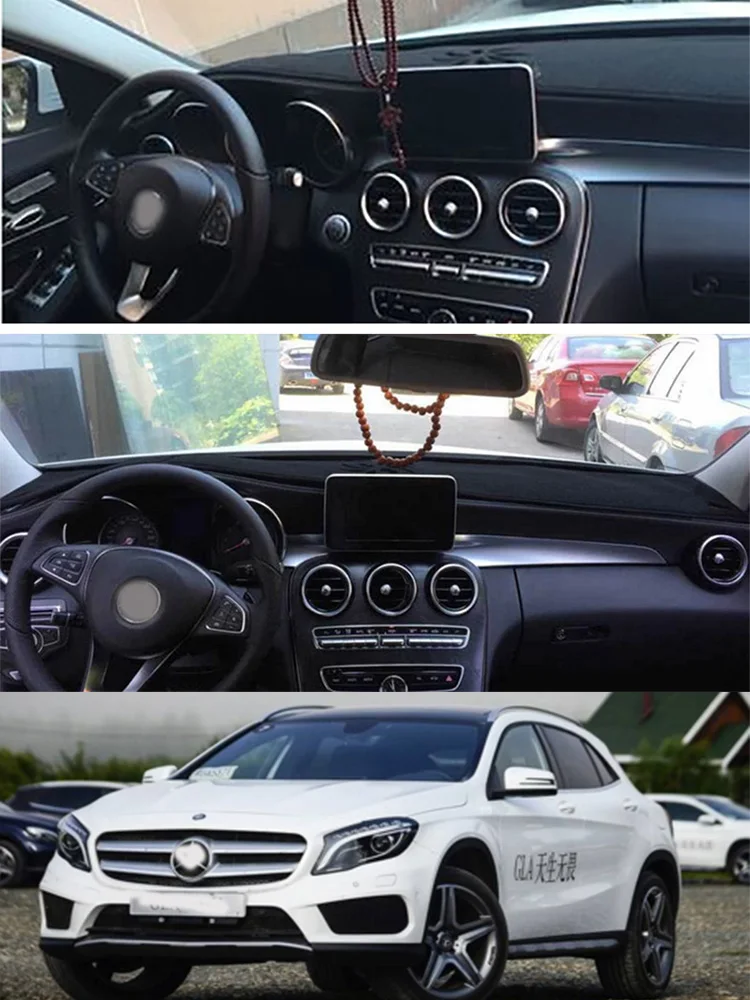 For Benz GLA GLB GLC 250 200 X156 H247 X247 X253 X254 300 260 Dashmat Dashboard Cover Instrument Panel Sunscreen Pad Ornaments