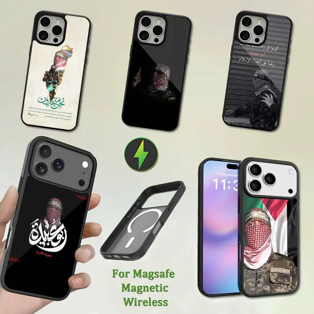 

Flag Art A-Abu O-Obaida Phone Case For iPhone 13,12,11,16,15,17,14,Pro,Max,Plus,Mini,Magsafe,Magnetic Wireless Charging