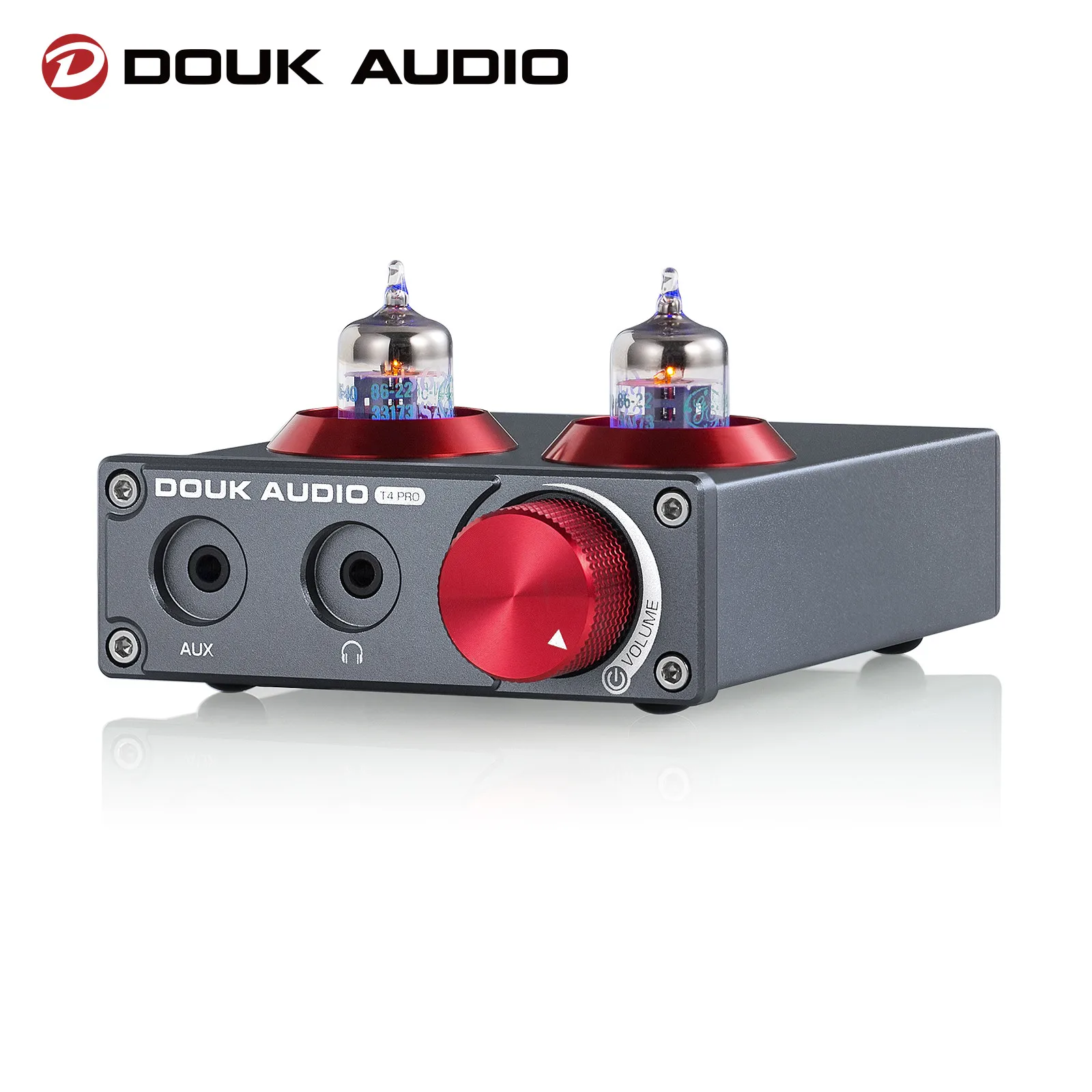 Douk Audio Mini JAN5654 tubo a vuoto Phono Preamp per giradischi telefono/PC/MP3/TV Home Stereo Audio preamplificatore per cuffie