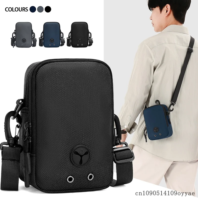 

2026 New Men's Waterproof Crossbody Bag High Quality Casual Lightweight Shoulder Pack with Phone Storage for Outdoor Travel