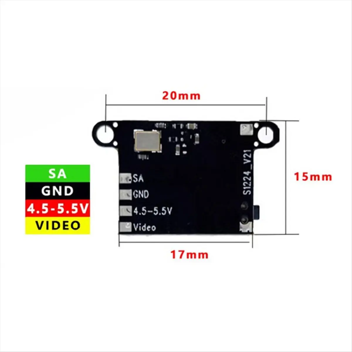 Super Sale 5.8G 200mW Mini VTX 48CH FPV Video Transmitter 25/100/200mW Adjustable for FPV RC Drone