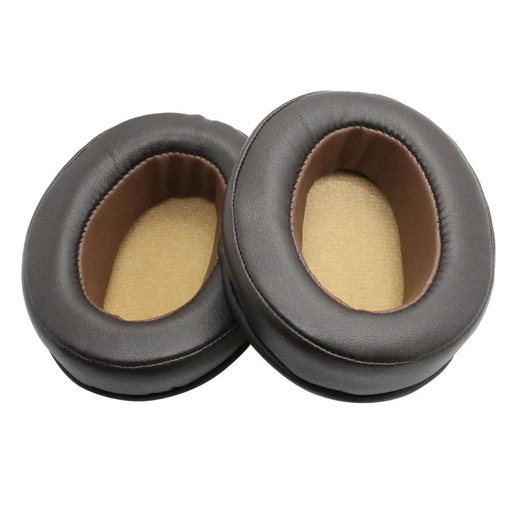 1 คู่เบาะหนังฟองน้ํารูปไข่ Ear Pads Protector Earmuff อุปกรณ์เสริมสําหรับ Sennheiser Momentum 1