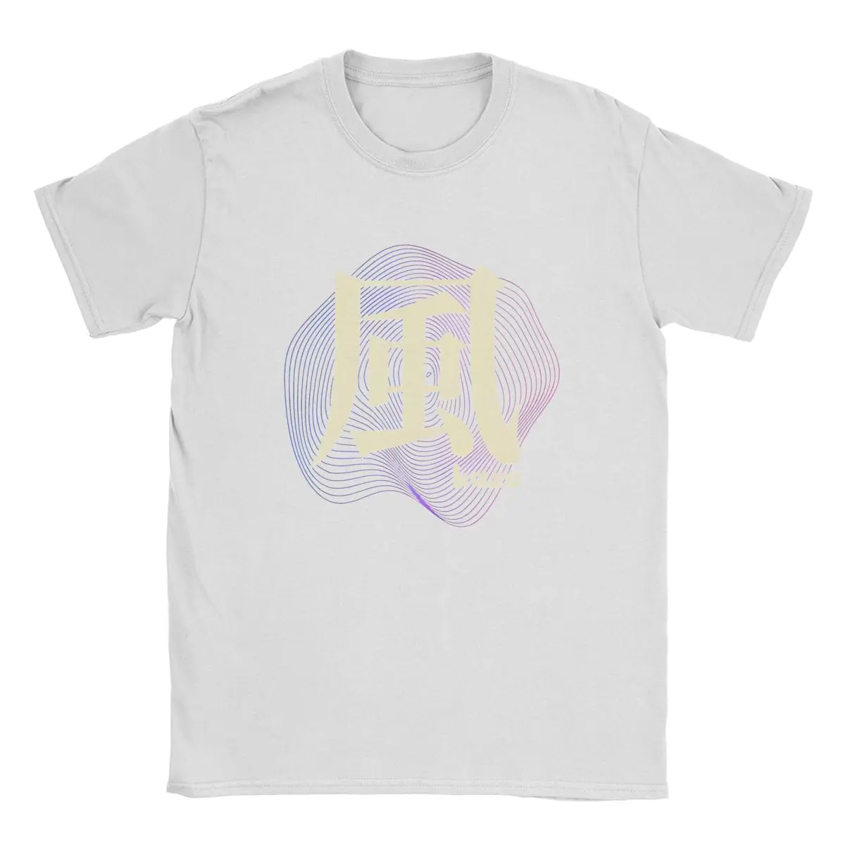 Japanese Fujii Kaze Kanji Japan Shinunoga Ewa T Shirts Men's Pure Cotton Vintage T-Shirt O Neck Tees Short Sleeve Clothing