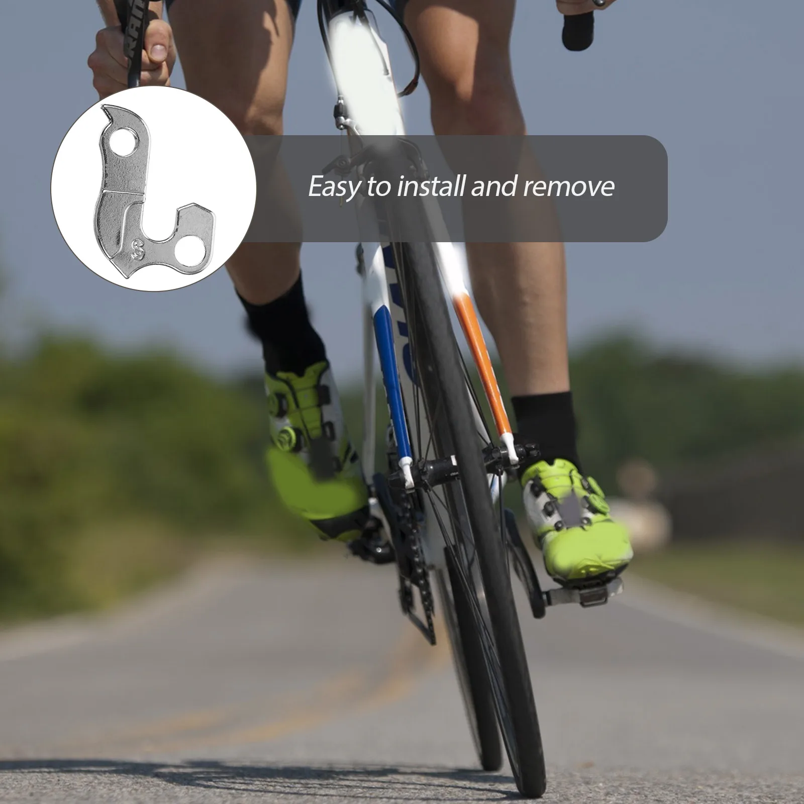 Bike Frame Tail Hook Aluminium Alloy Rear Derailleur Hanger Replacement Durable Adapter For Cycling Protection