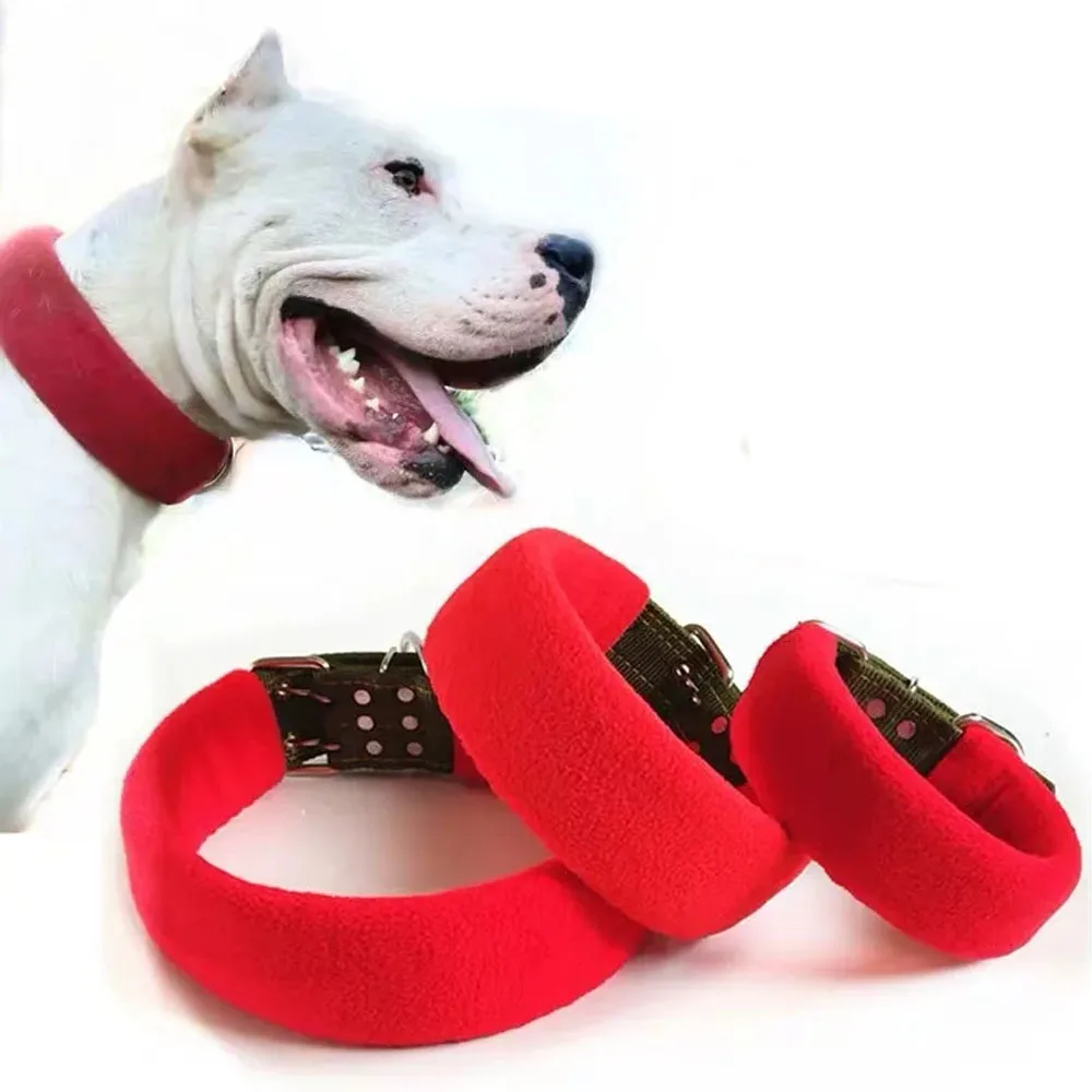 

Thickened Cotton Collar For Medium Large Dogs, Anti Wear, Pitbull Bulldog Weight Training, Tow Chain Tire Equipment Pet Supplies