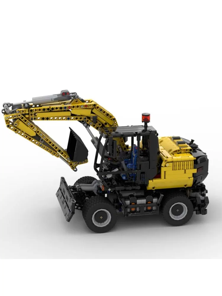 1660 STUKS Sportwagen RC Wielgraafmachine MOC Aanpasbare Modulaire Bouwblokken Eenvoudig Steentjesmodel Ontwerp DIY Jongens Festival Speelgoed Cadeau