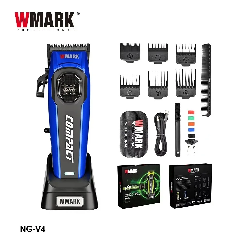 WMARK Professional Hair Trimmer 8000RPM Brushless Motor for Men