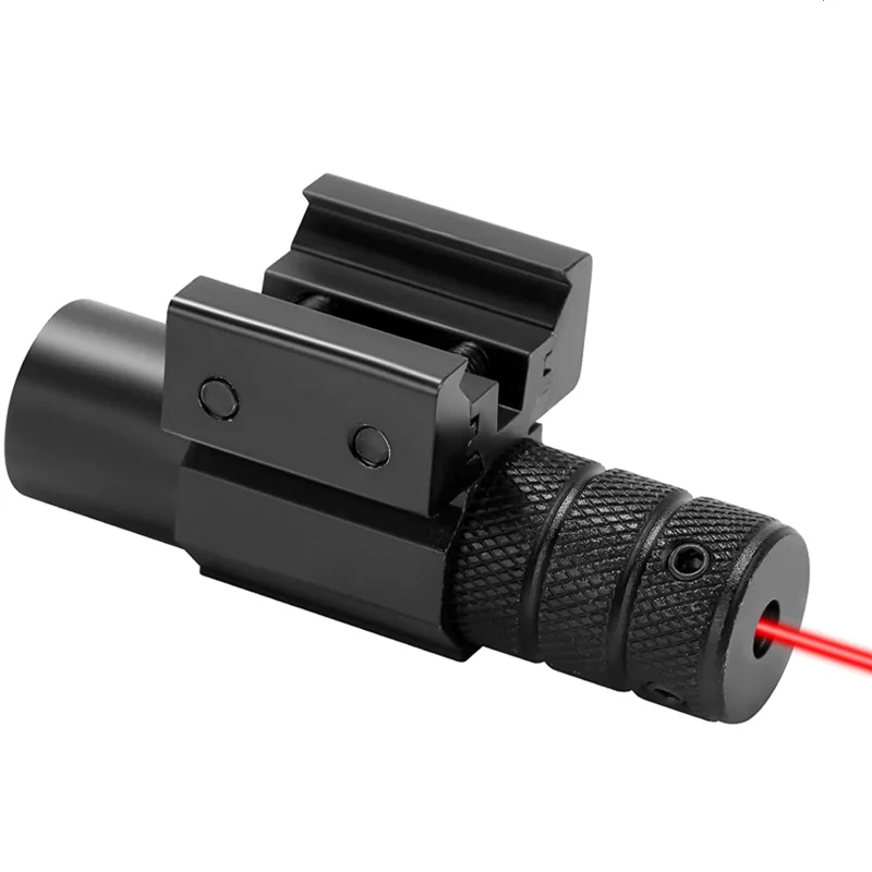 No Battery Tactical Red Dot Laser Scope For Adjustable 11/20mm Rail Laser Pointer