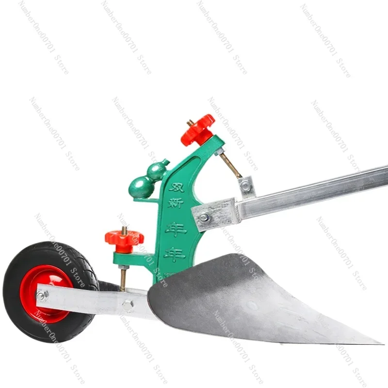 Hand-Pulled Plow Artificial Ridge Cultivation Machine Loose Soil Tiller Ditching Artifact