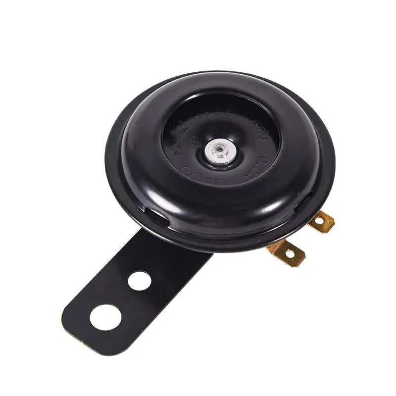 {QTG333} Motorcycle Horn 12V 48V 60V Universal Waterproof Electric Horn Moto Bike Motor ScooterSuper Loud Round Speaker - view 6
