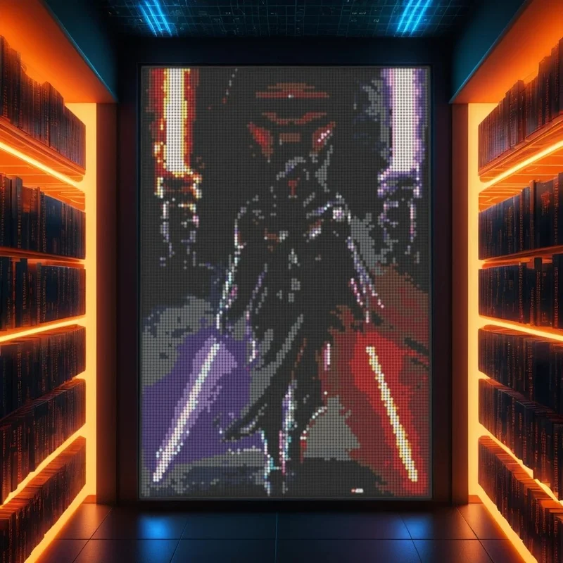 14548pcs MOC Star Battle Darth Revan Mosaic Model Building Blocks Craft Idea Assemble Art Brick Birthday Creative Collection