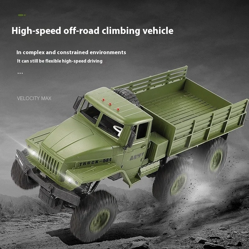 Children's Wireless Remote Control Trucks Off-road Vehicles American Lorries Pickup Trucks Six-wheeled Simulation Model Toys