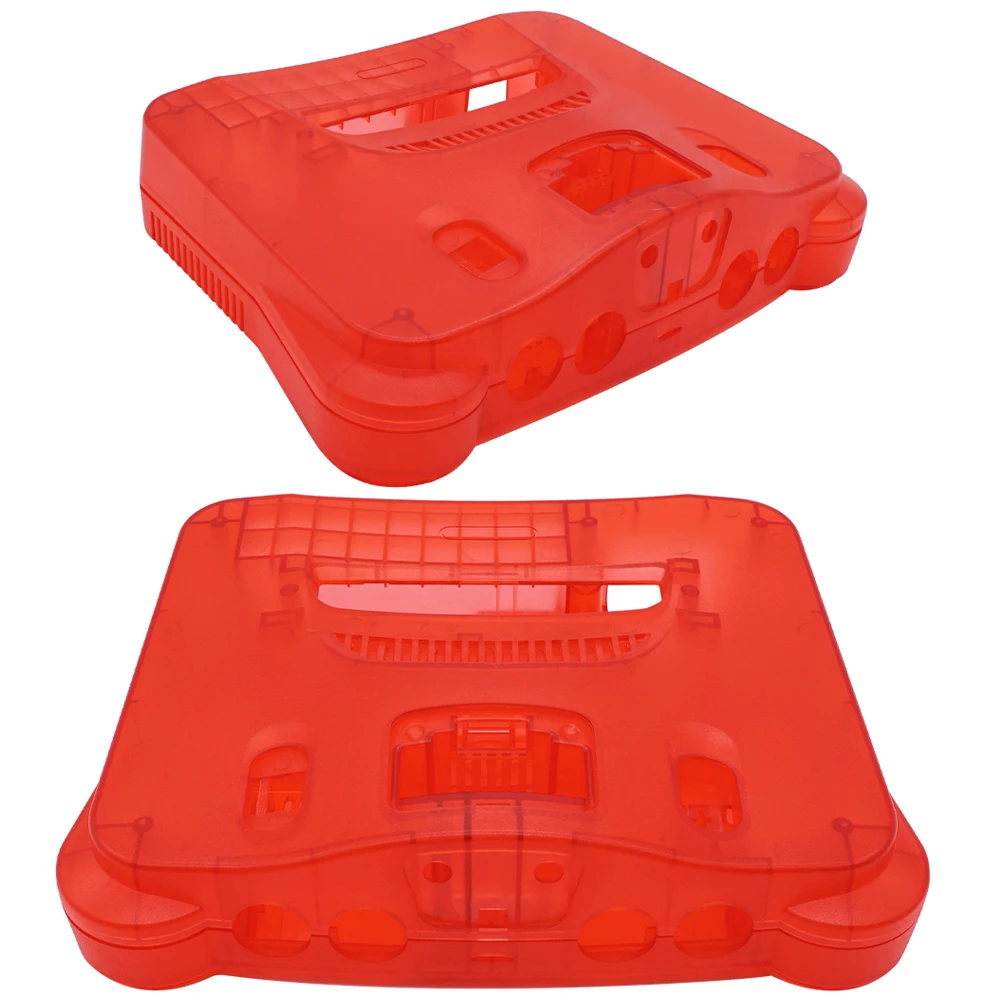 BitFunx-carcasa de plástico de repuesto N64, funda translúcida para todas las versiones de Nintendo N64, consola de videojuegos Retro, caja